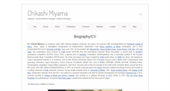 Desktop Screenshot of chikashi.net